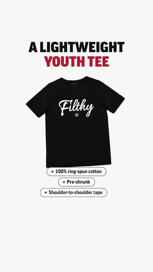 White frame, the tee with its fabric details